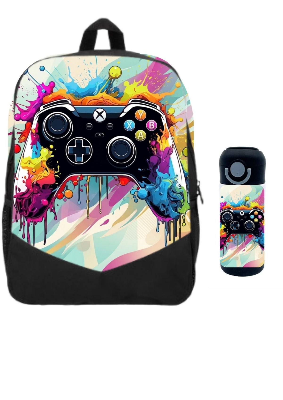 PACK RENTRÉE SCOLAIRE Gamers (Sac à dos + Gourde Inox)