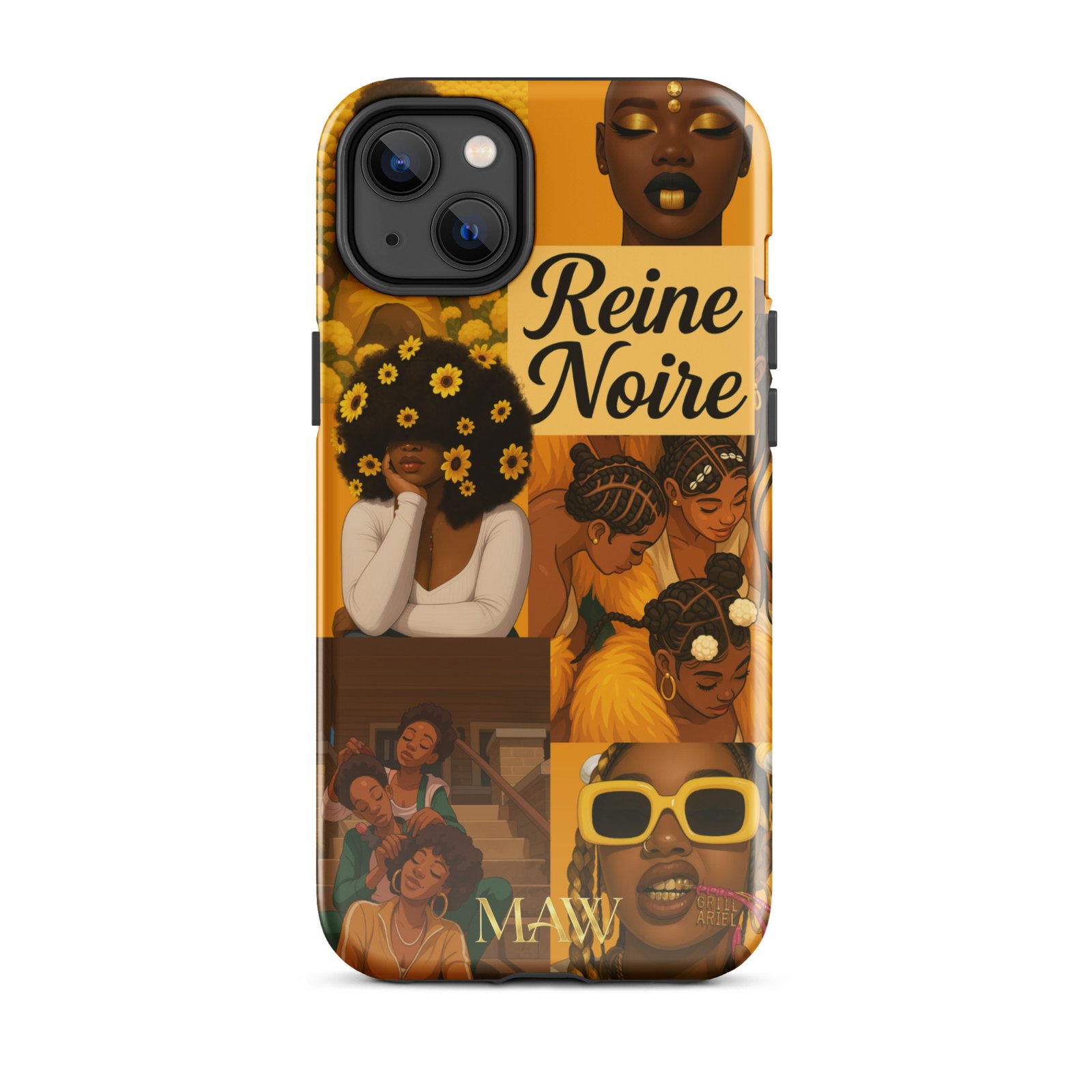 Coque 3D Reine Noire - iPhone 14 Plus