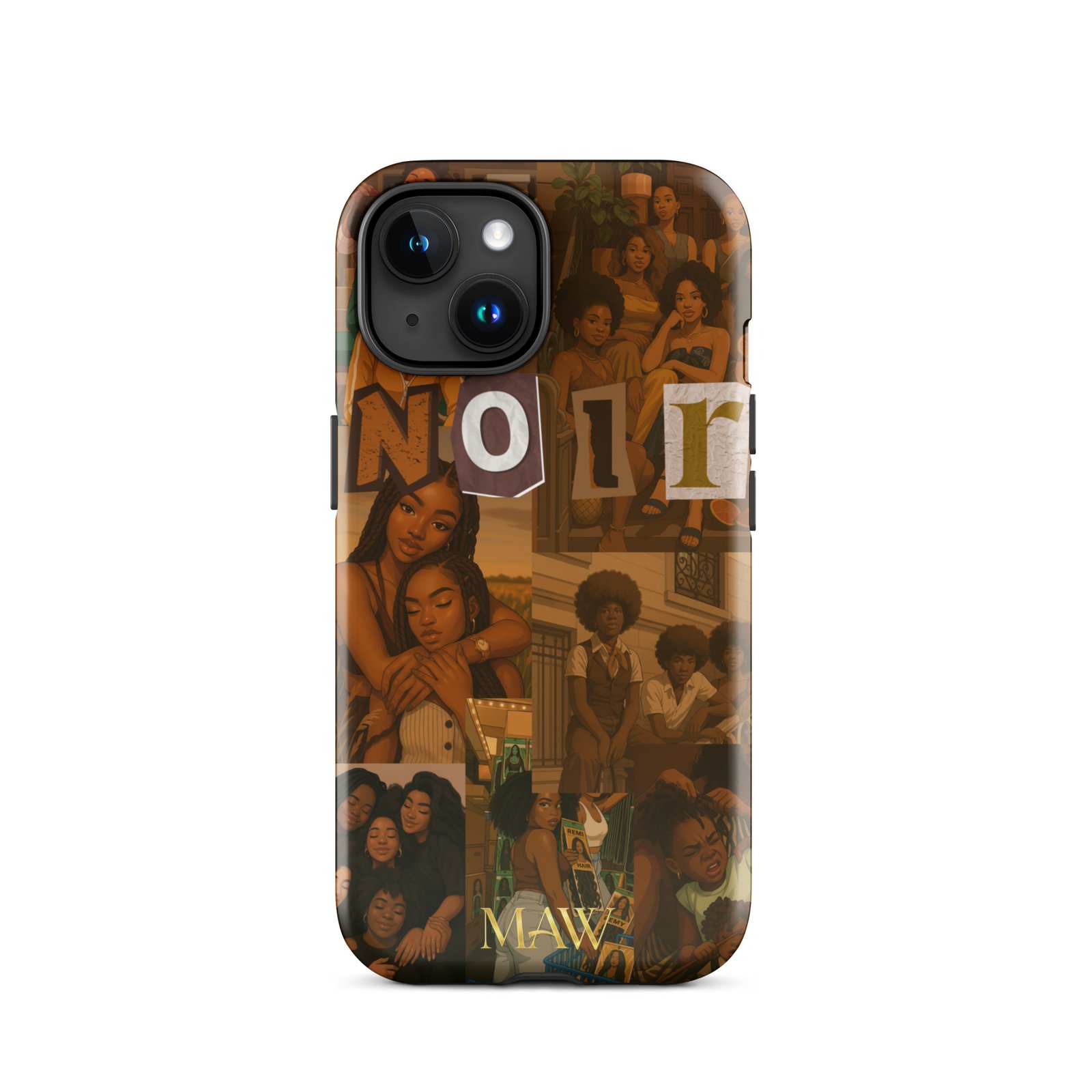 Coque 3D Noir - iPhone 15