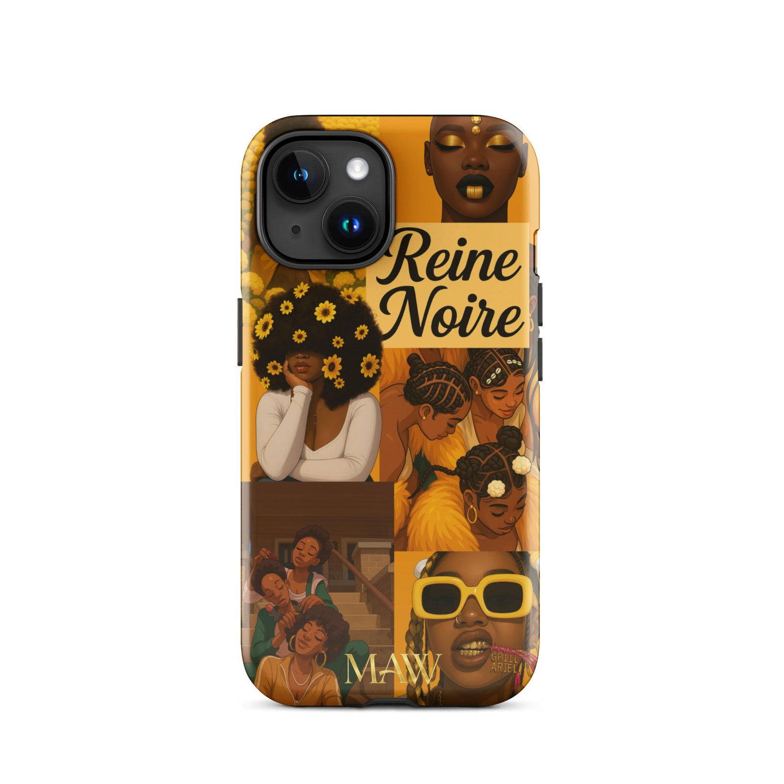 Coque 3D Reine Noire - iPhone 15