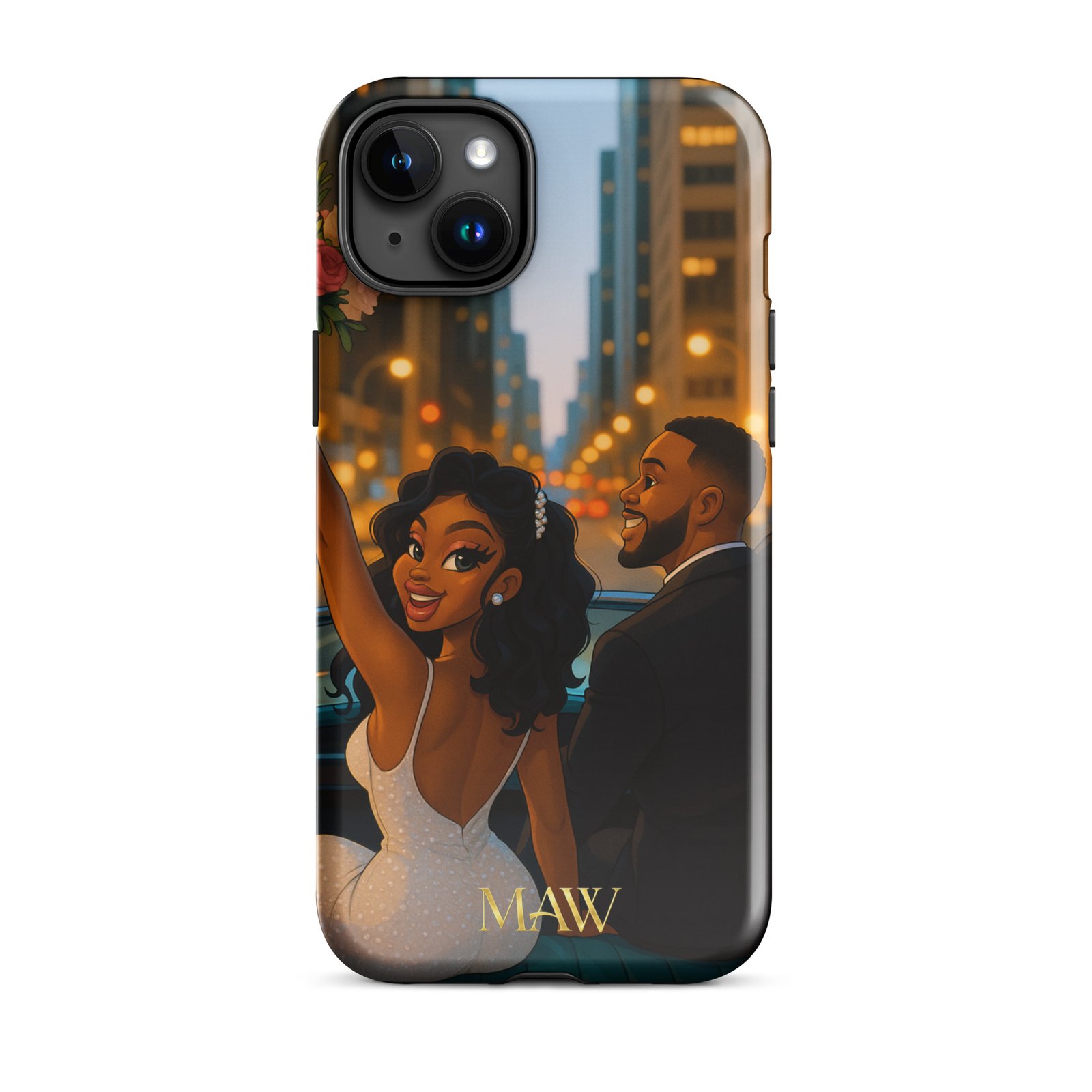 Coque Black Love - iPhone 15 Plus