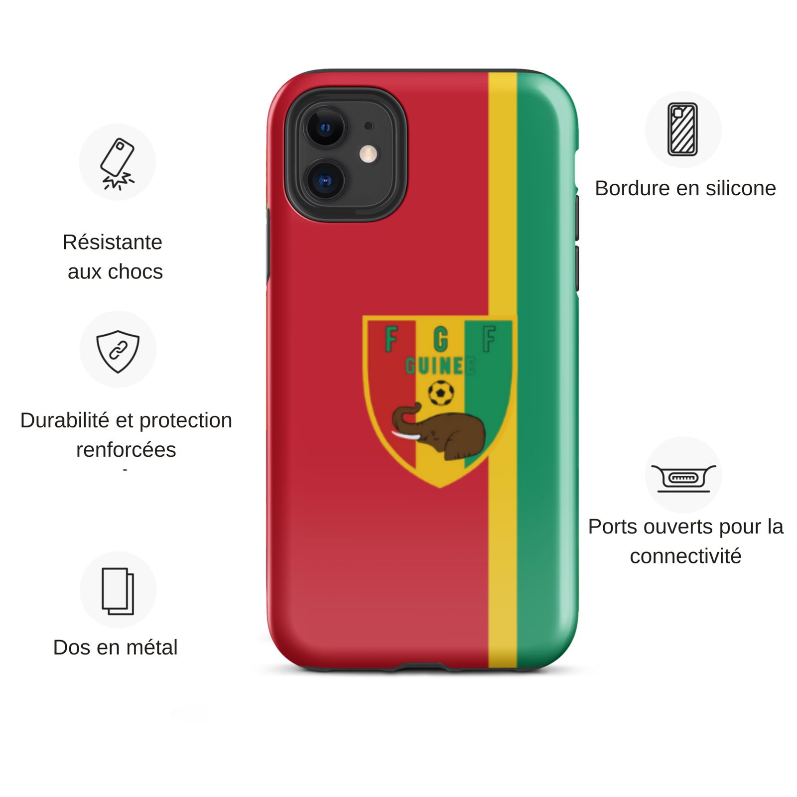 Coque Guinée - iPhone 7 – Image 3