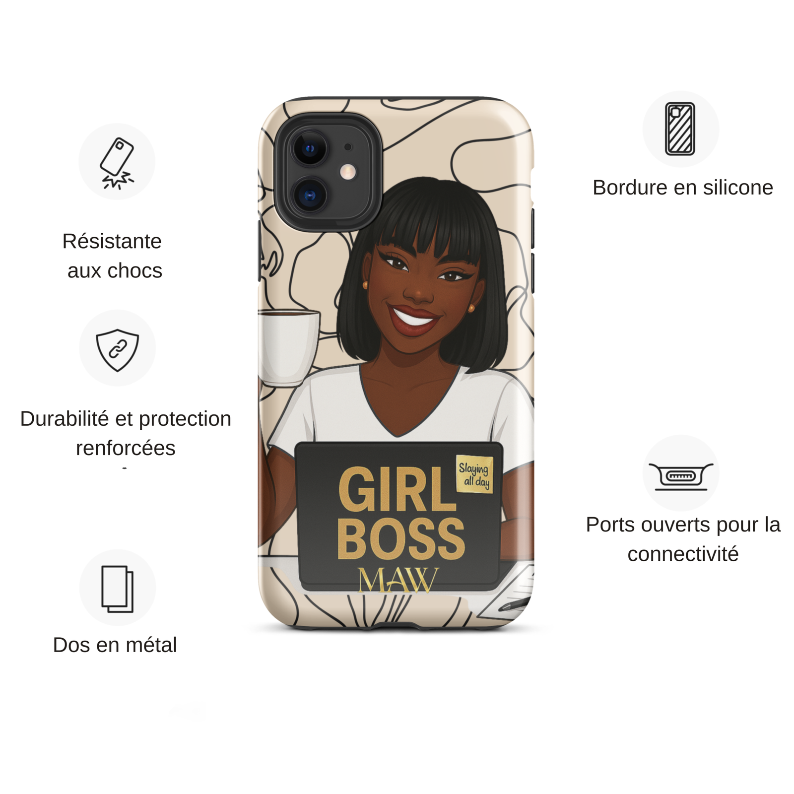 Coque Girl Boss - iPhone 6 Plus – Image 3