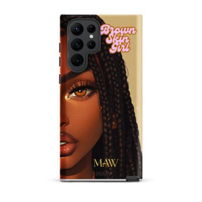 Coque Brown Skin Girl - Samsung Galaxy S22 Ultra